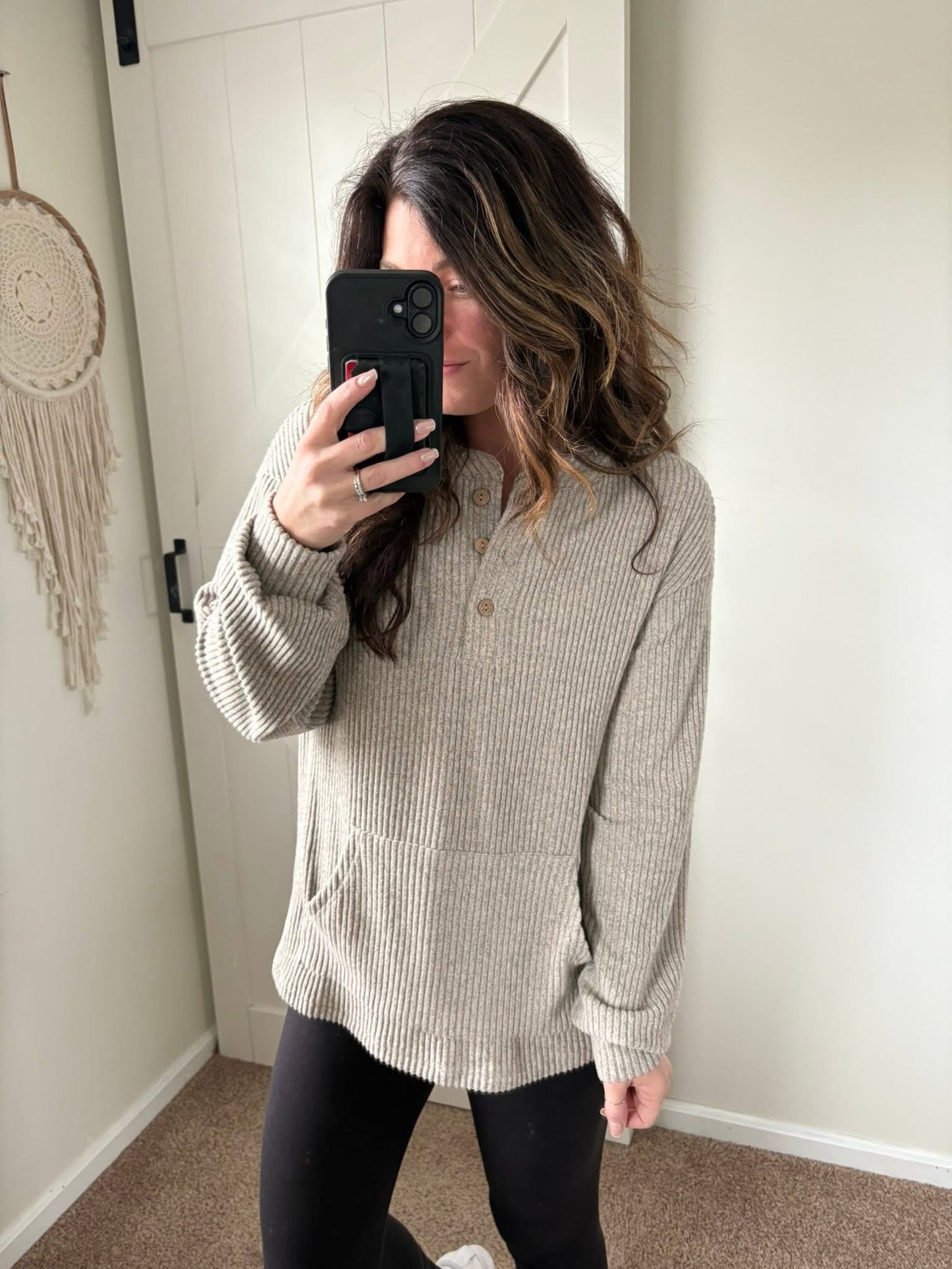 PREORDER: Everyday Ease Ribbed Henley