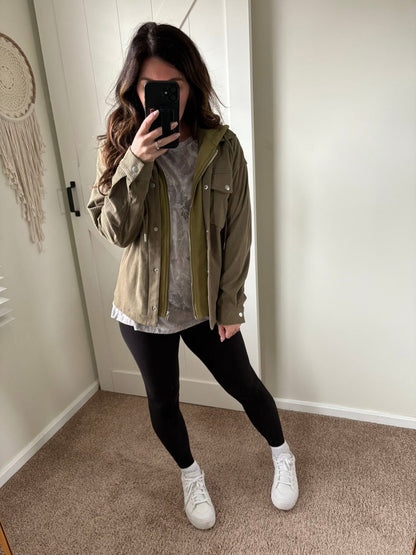 PREORDER: Cozy Grid Hooded Jacket