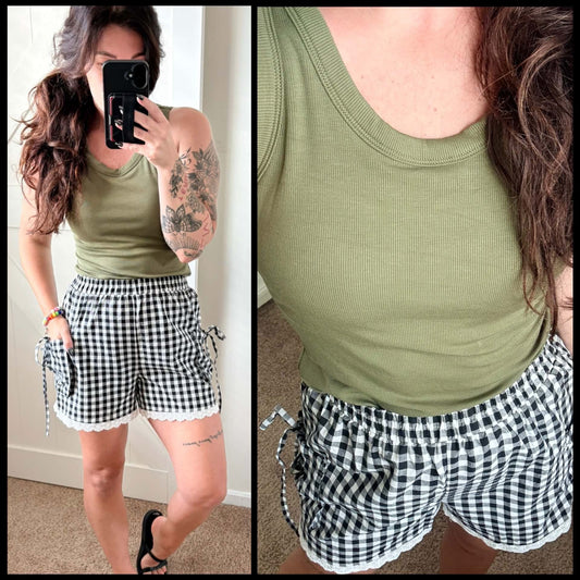 Gingham and Grace Shorts Preorder