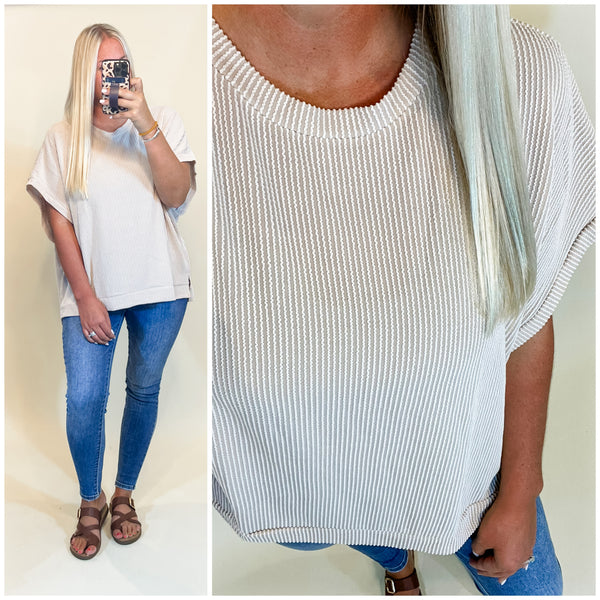 Love or Leave Oversized Top