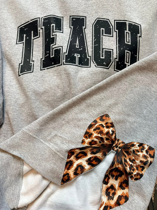 Teach Side Bow Sweatshirt Preorder