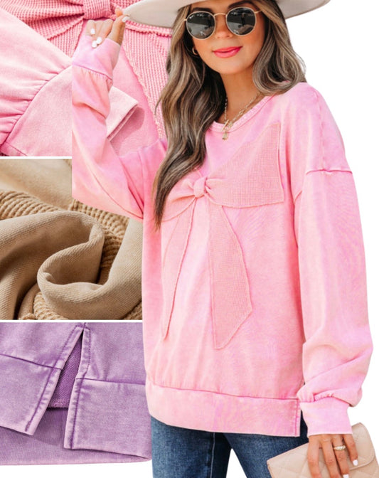 PREORDER: Sweetheart Bow Pullover