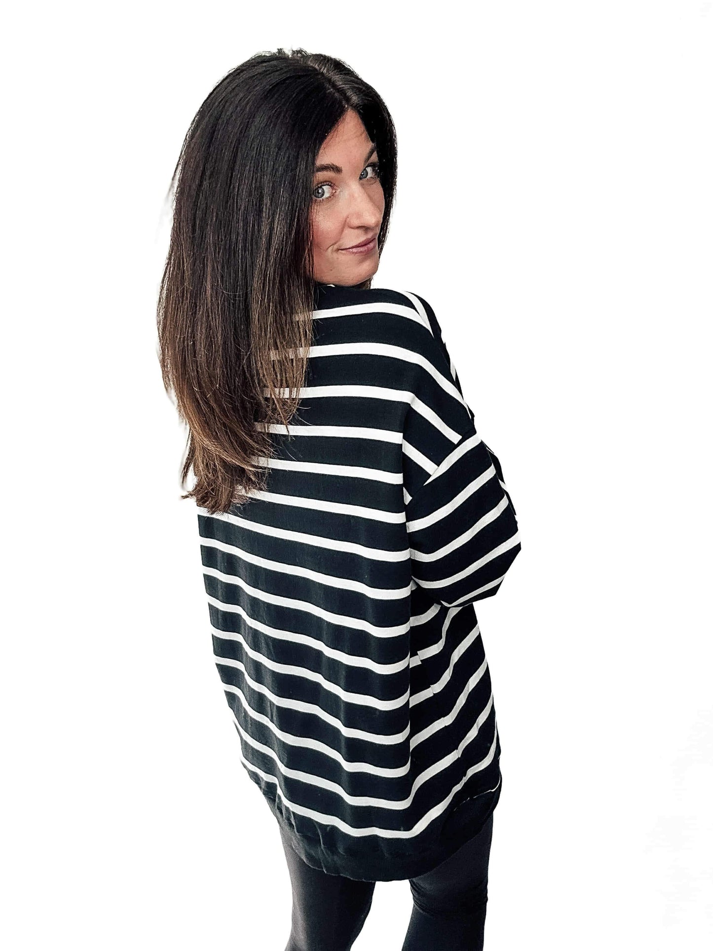 PREORDER: Oversized Striped Pullover in Three Colors