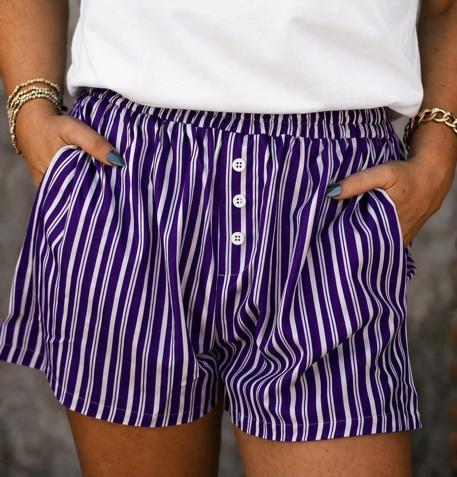 Striped Shorts Preorder, Late July Arrival