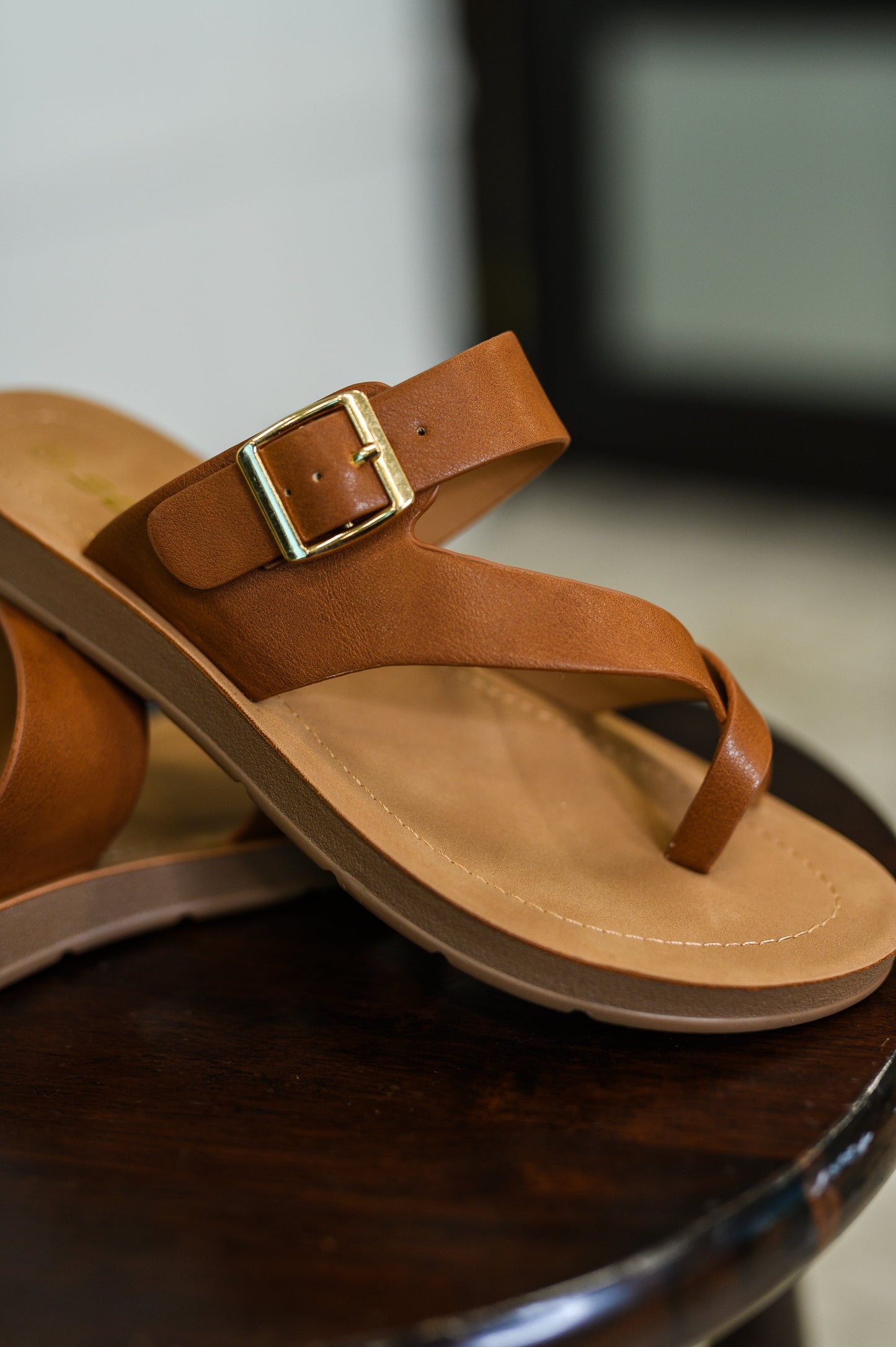 Canyon Walk Slip on Sandals in Tan