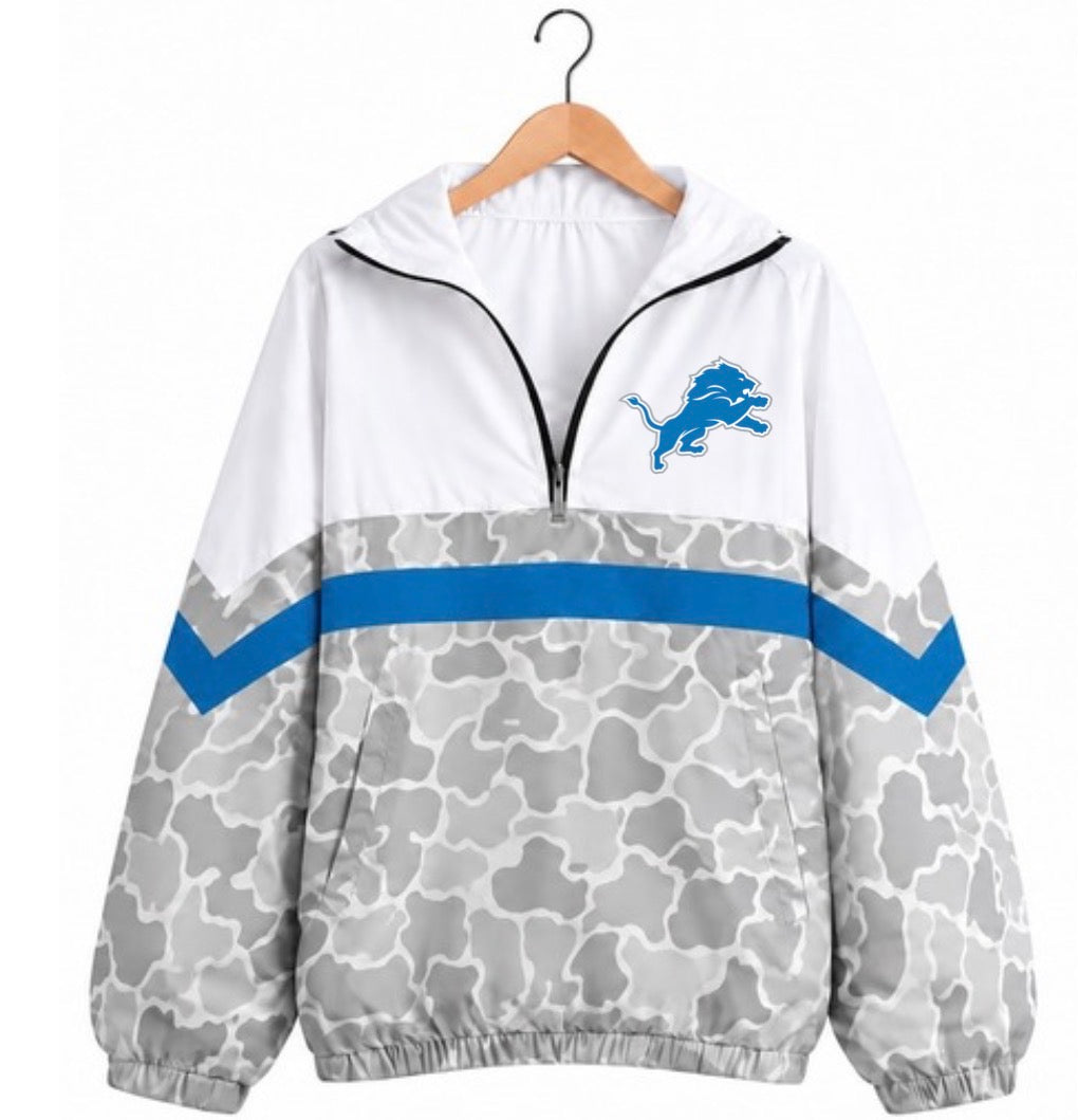 Lions Varsity Remix Quarter Zip Preorder, ETA: 6 weeks