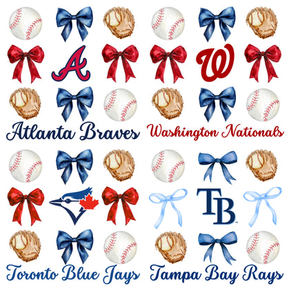 Baseball Team Bow Preorder