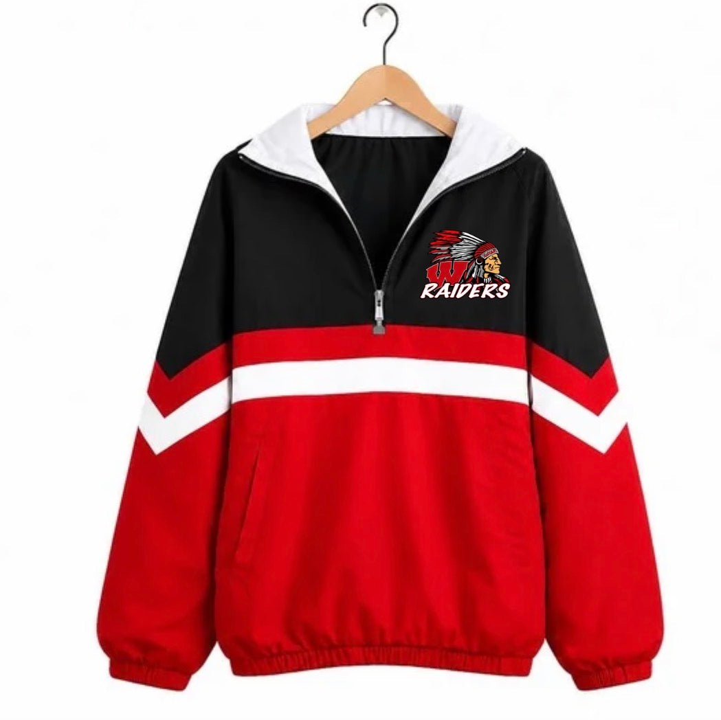 RAIDERS Varsity Remix Quarter Zip Preorder, ETA: 6 weeks