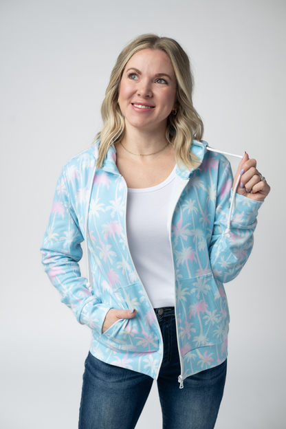 Fullzip Hoodie - Aqua Palm