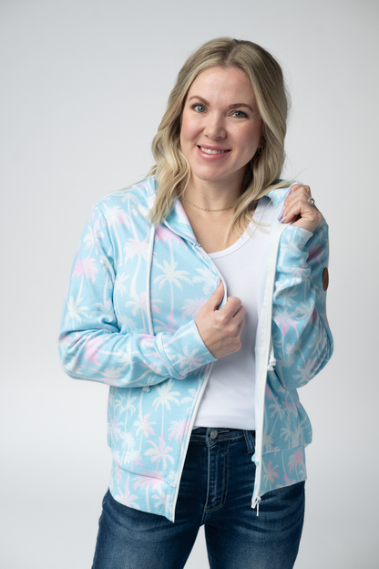 Fullzip Hoodie - Aqua Palm