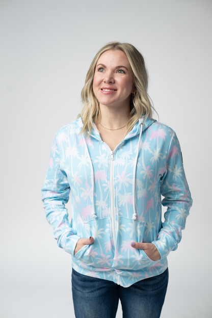 Fullzip Hoodie - Aqua Palm