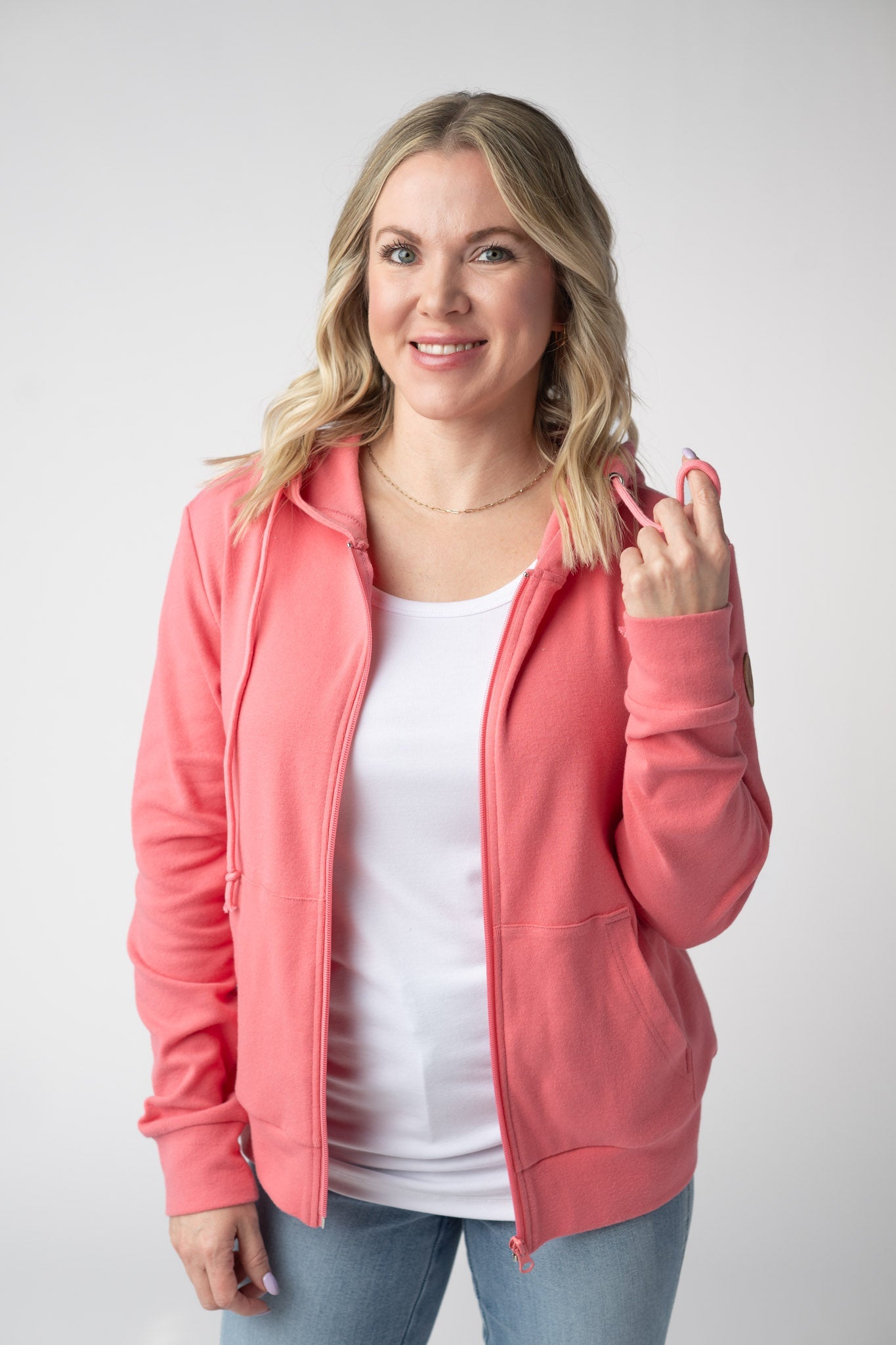 Fullzip Hoodie - Sunkissed Coral