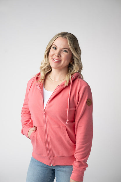 Fullzip Hoodie - Sunkissed Coral