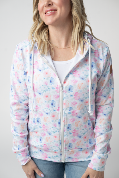 Fullzip Hoodie - Petal Gardens