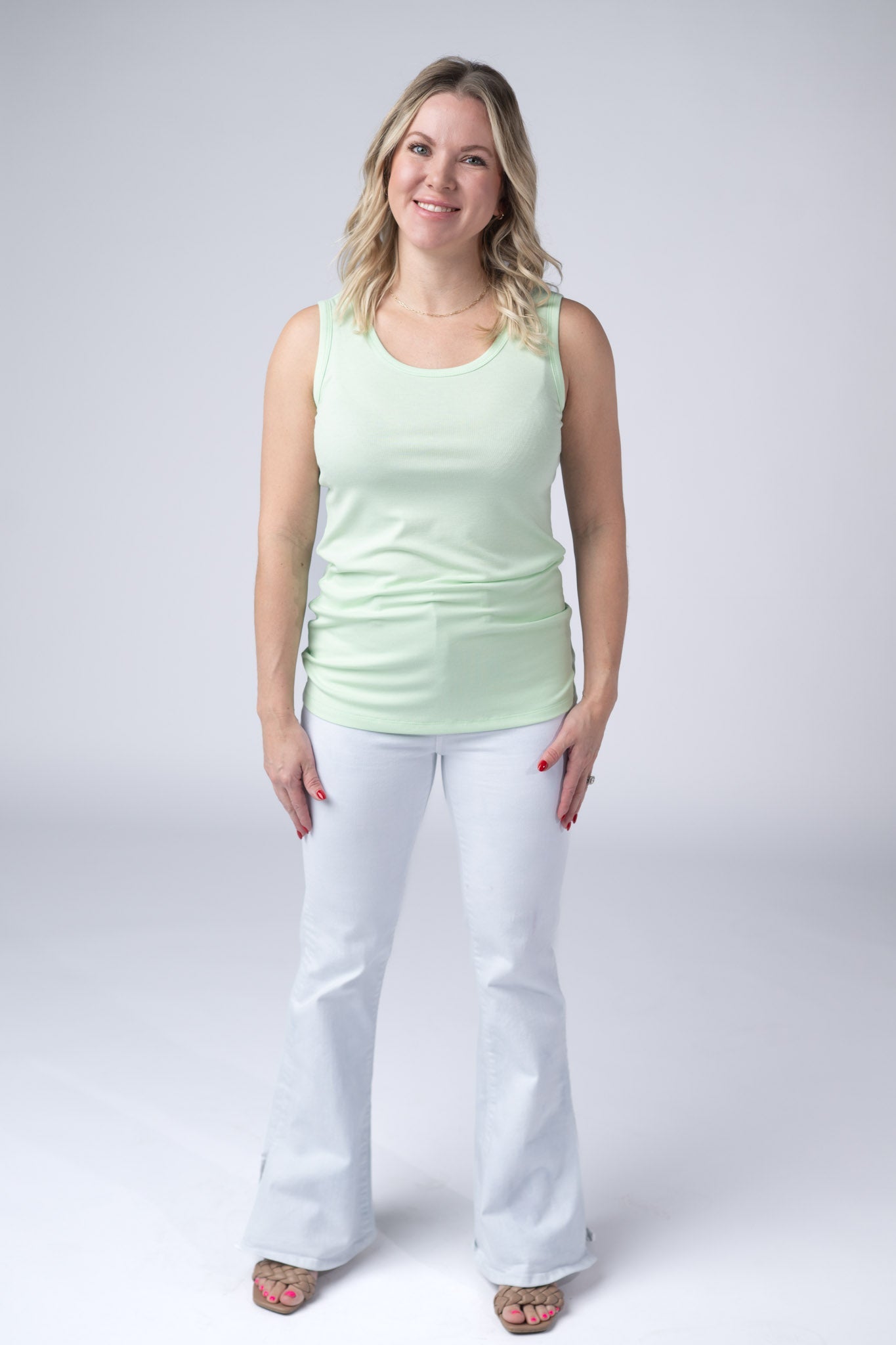 Ava Tank - Lime