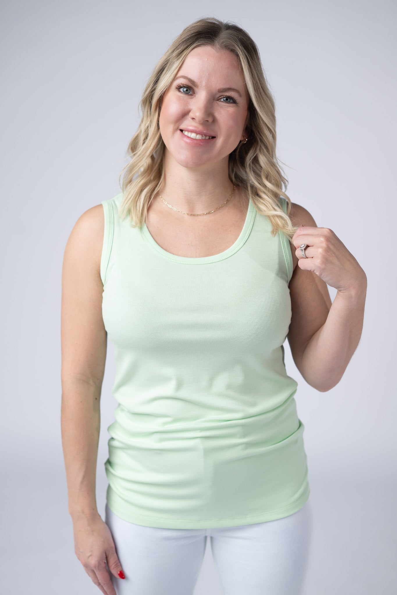 Ava Tank - Lime