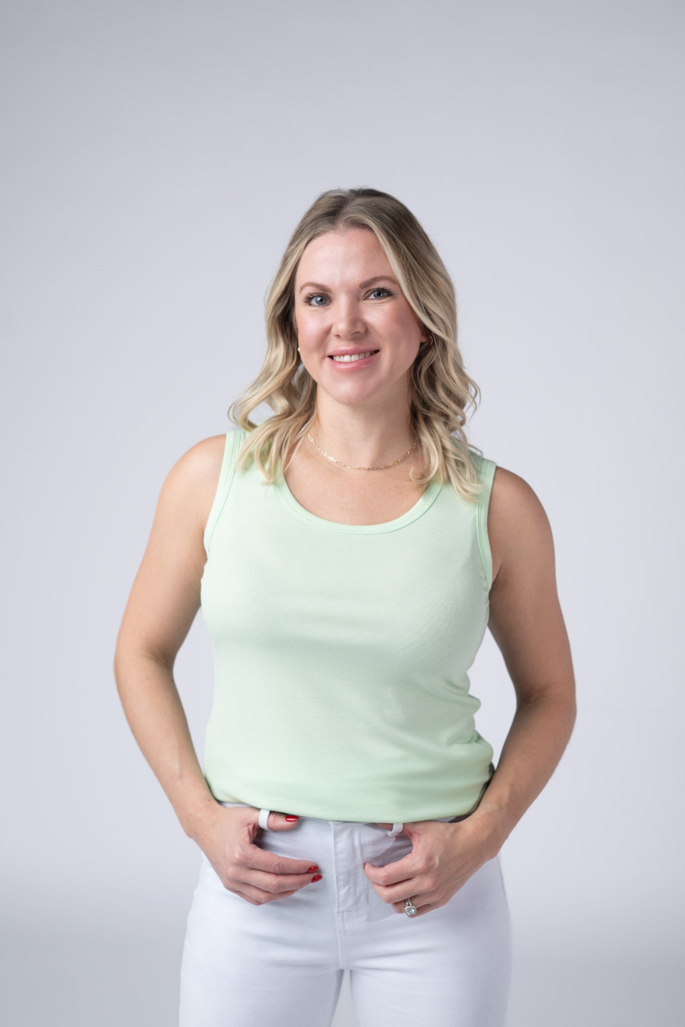 Ava Tank - Lime