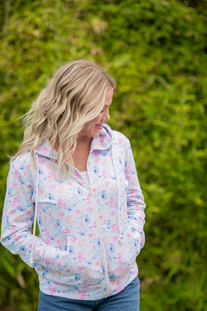 Fullzip Hoodie - Petal Gardens