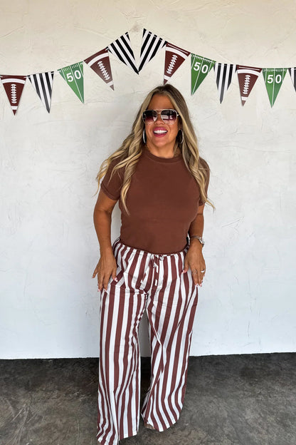 PREORDER: Tailgate Stripe Boxer Pants, Late October Arrival