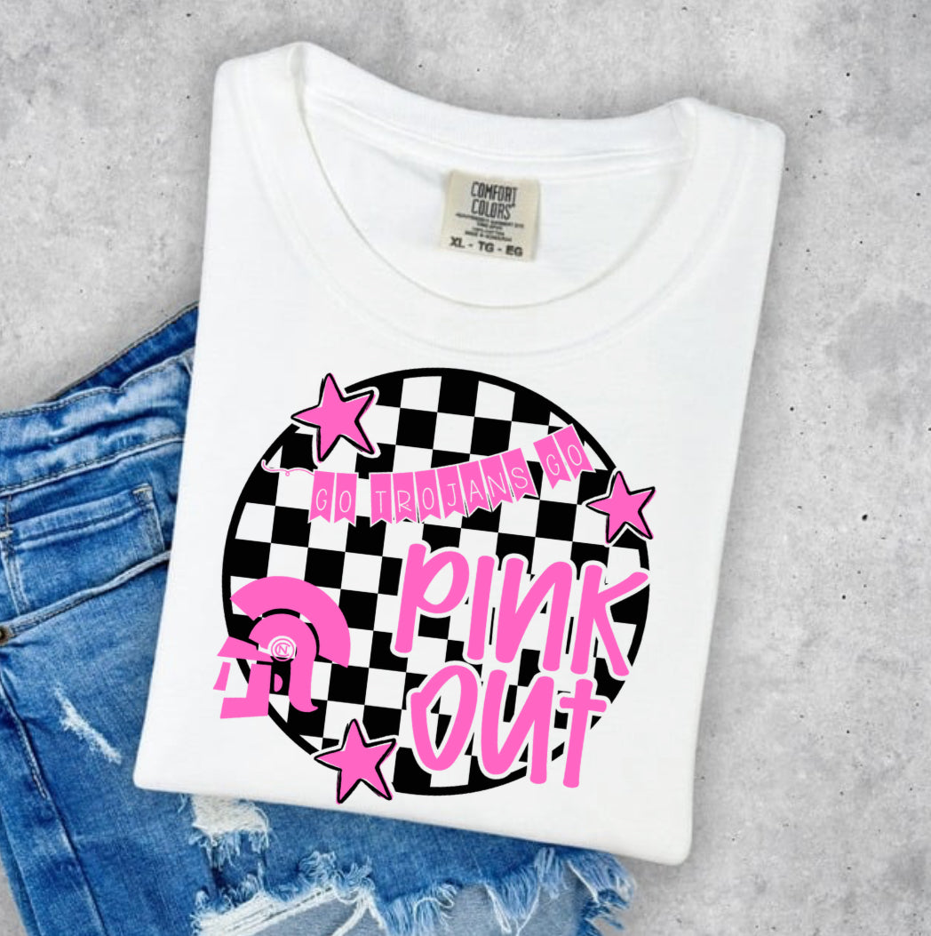PINK OUT Checkered Trojans Preorder