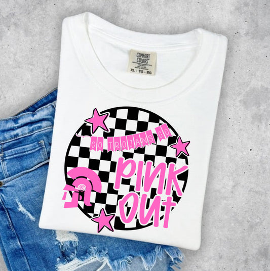 PINK OUT Checkered Trojans Preorder