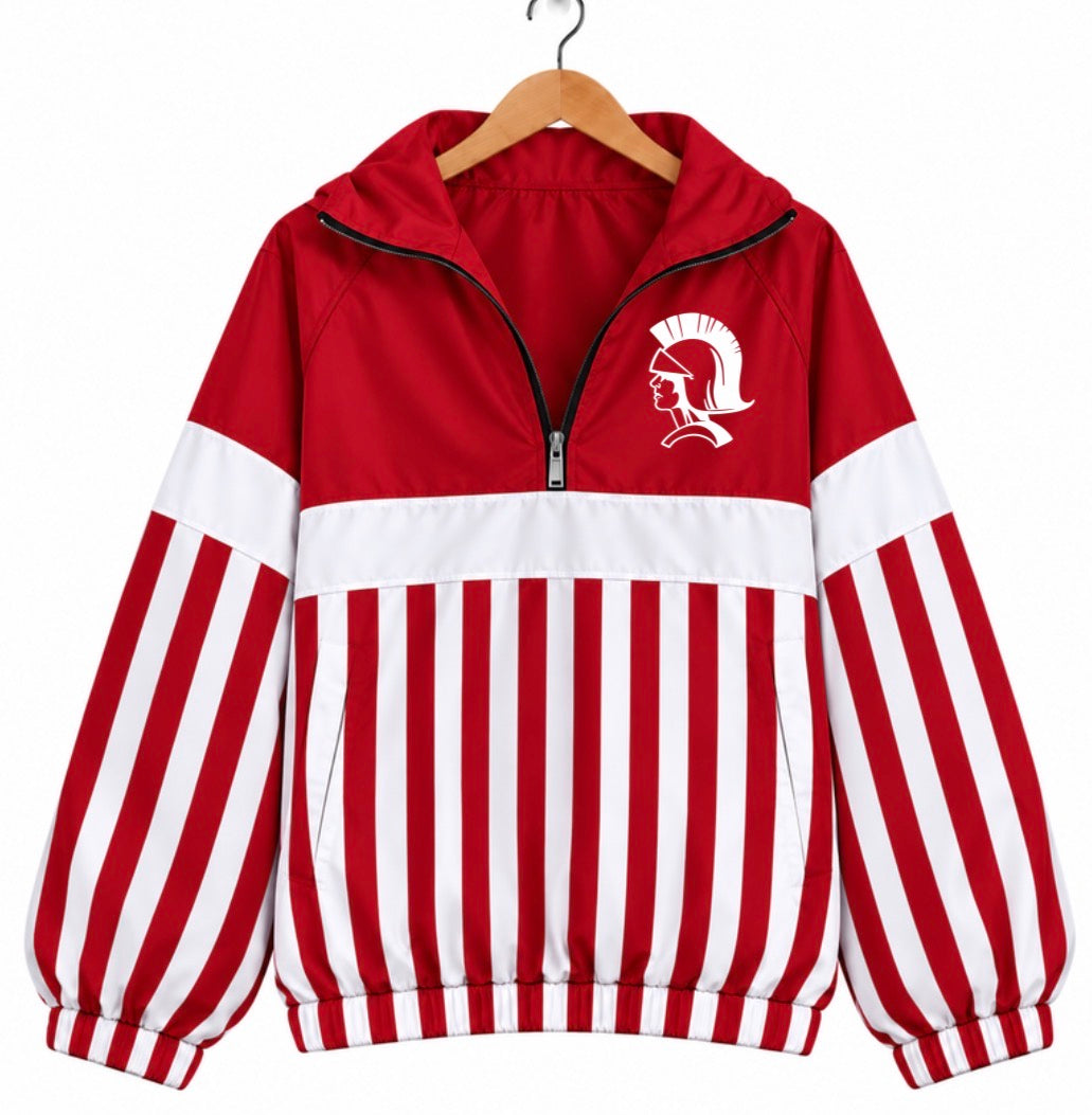 Candy Stripes Varsity Remix Quarter Zip Preorder, ETA: 6 weeks
