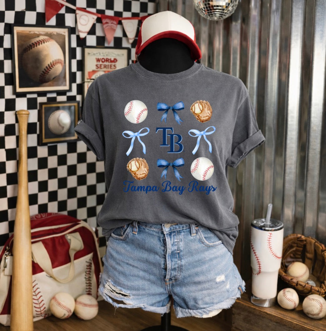 Baseball Team Bow Preorder