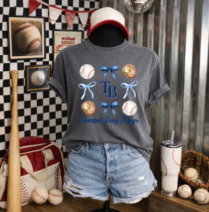 Baseball Team Bow Preorder