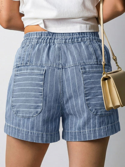 Coastal Pinstripe Shorts Preorder