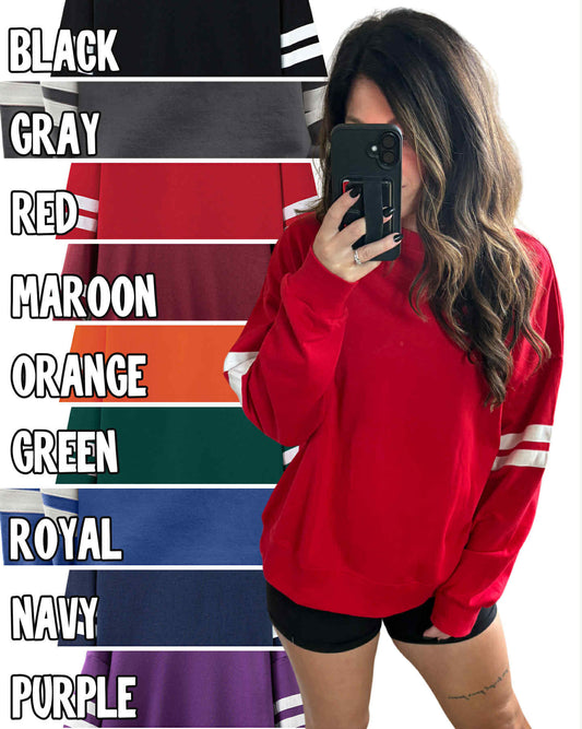 PREORDER: Game Day Stripe Pullover