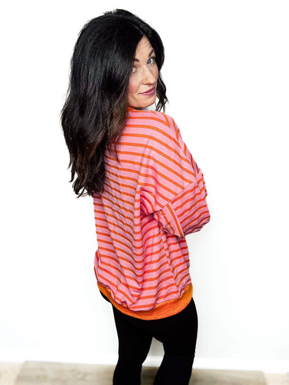 PREORDER: Vivid Horizons Striped Pullover