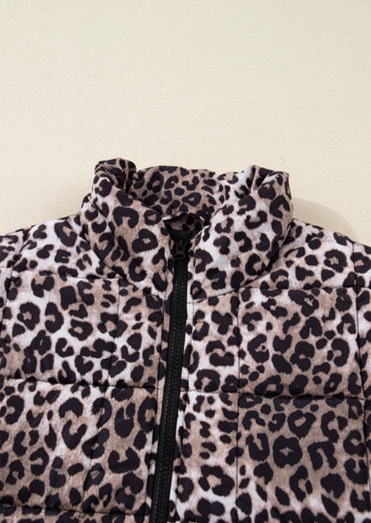 PREORDER: Everyday Leopard Puffer Vest