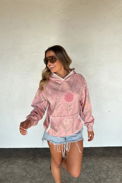 PREORDER: Lila Lace Hoodie Pullover, Late April/Early May Arrival