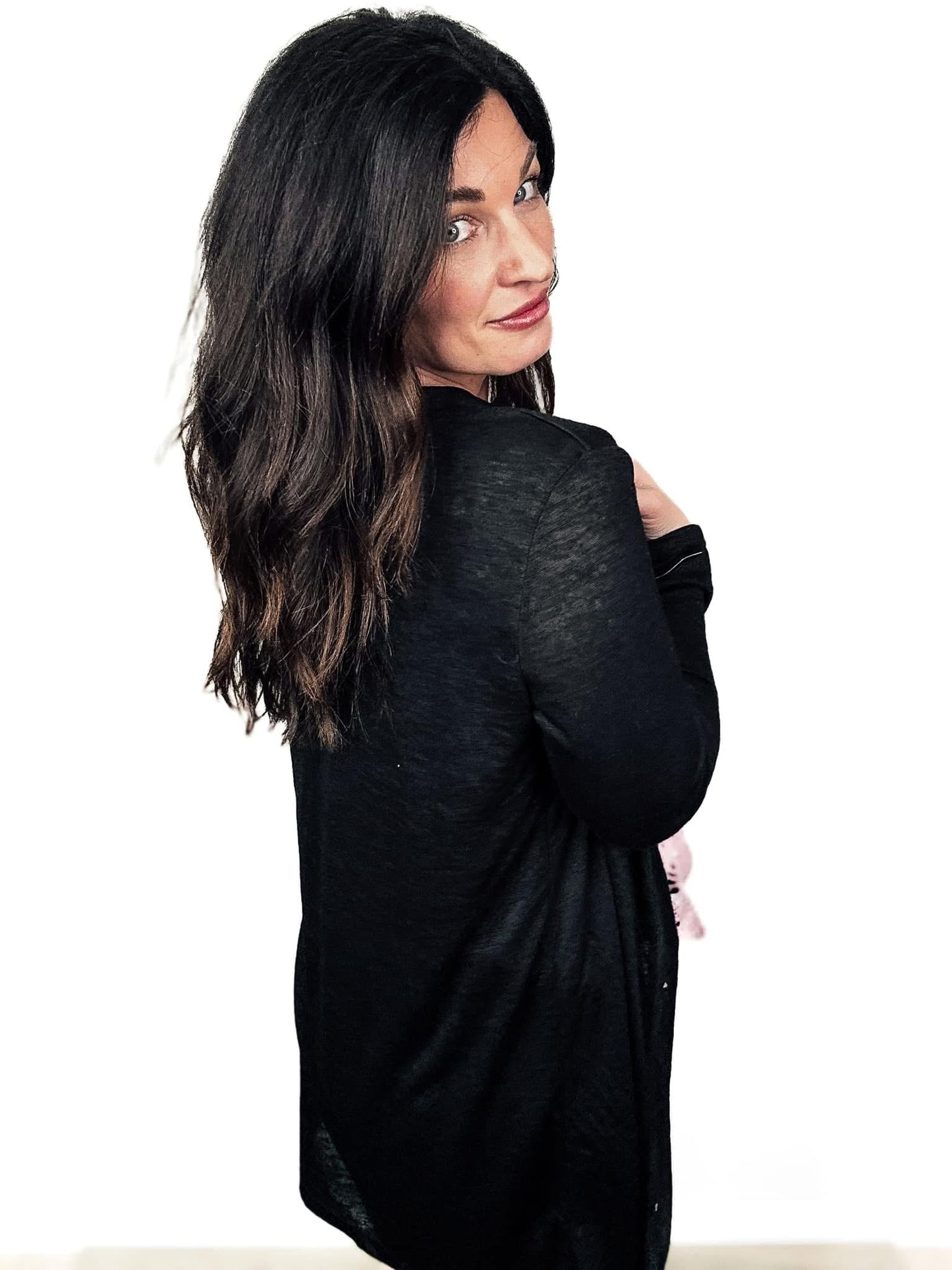 Preorder Button Down Long Sleeve Longline Cardigan