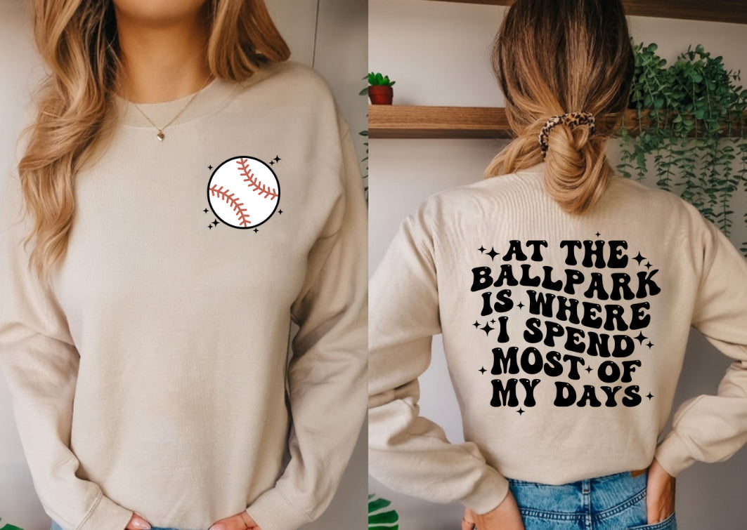 Ballpark sweatshirt preorder