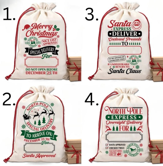 PREORDER: Personalized Santa Sack