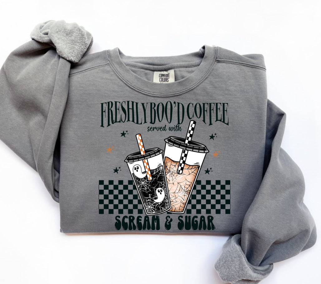 Freshly Boo’d Coffee Comfort Colors Preorder
