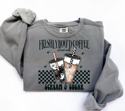Freshly Boo’d Coffee Comfort Colors Preorder