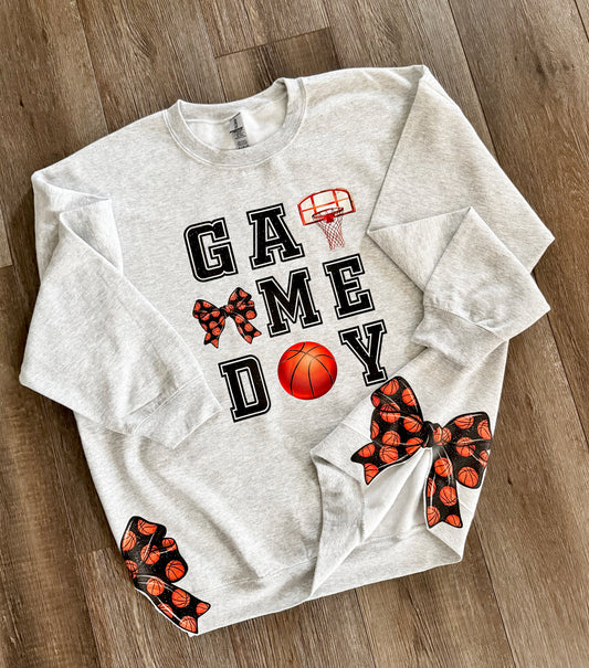 Basketball Bow Sweatshirt Preorder