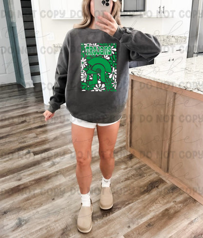 Floral Trojans on Comfort Colors Preorder