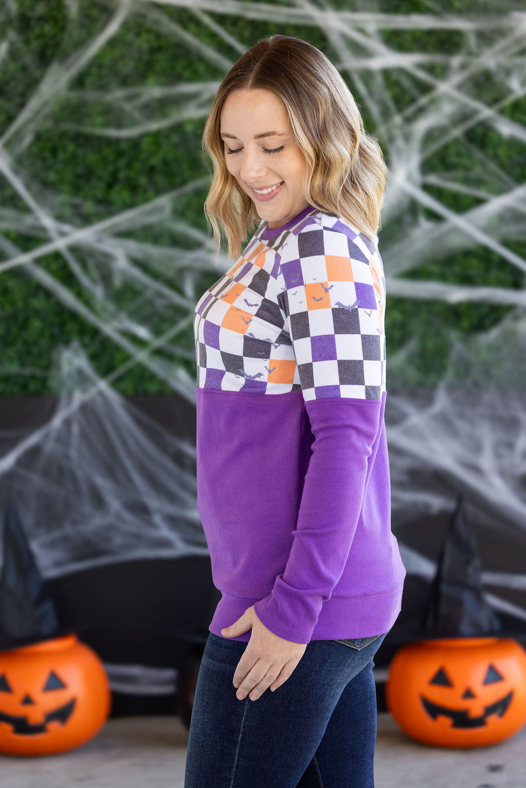 Checkered Bats and Purple