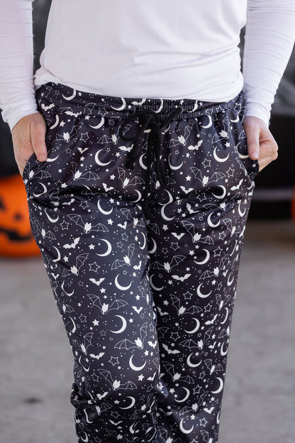 Lounge Pants - Midnight Bats