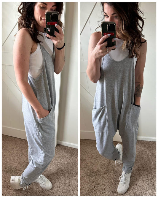 Baggy Jumpsuit with Pockets