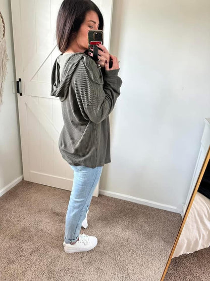 PREORDER: Urban Ribbed Knit Hoodie