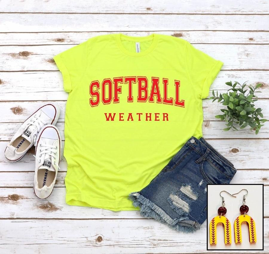 Softball/Baseball Weather tee preorder