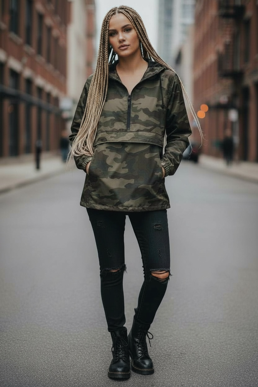 PREORDER: Urban Trail Camo Windbreaker