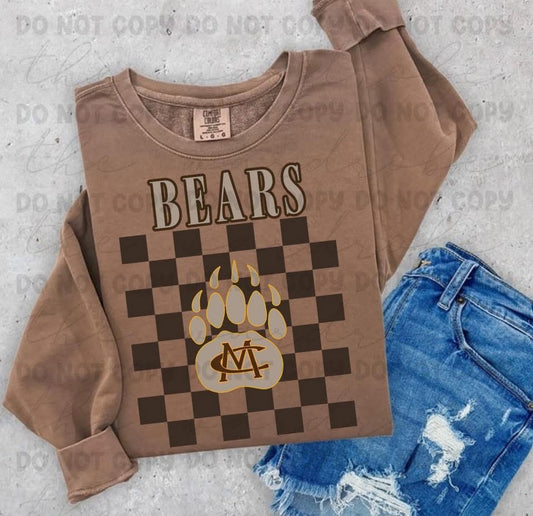 Neutral Checkered MC Bears Preorder