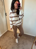Ho Ho Ho sweatshirt preorder (faux patch)