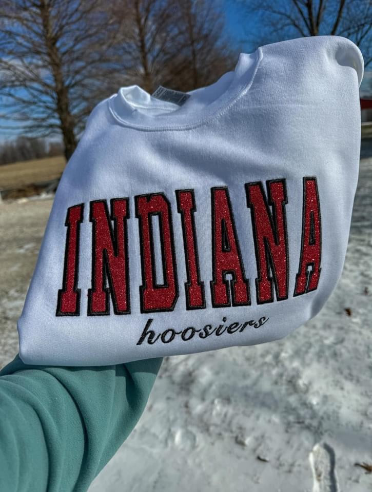 Embroidered Indiana Hoosiers Sweatshirt preorder