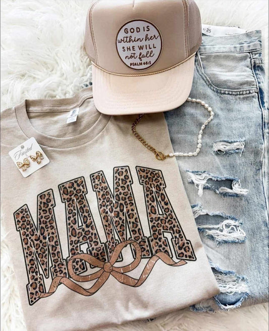 SALE Leopard Mama Bow Preorder